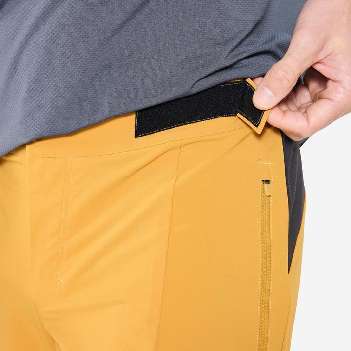 Image du produit Rockrider Short vélo unisexe réspirant, Ochre (3XL)