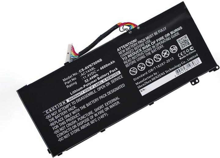 Actual product image AGI Battery compatible with Acer Aspire V 15 Nitro (VN7-571G-70AD) (4600 mAh)