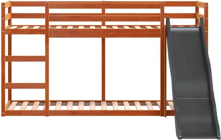 Image du produit VidaXL Lit superposé avec toboggan & échelle 90 x 200cm (90 x 200 cm)