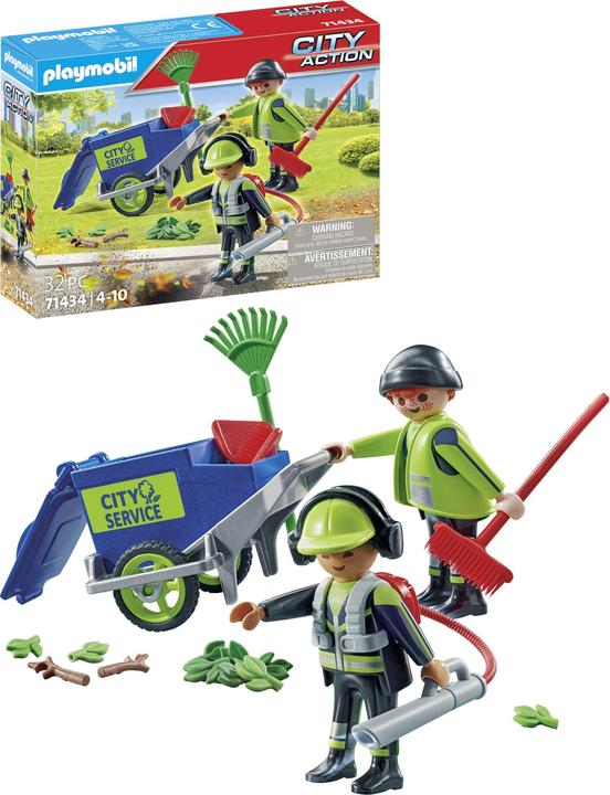 Immagine prodotto Playmobil Stadtreinigung mit E-Fahrzeug (71434, Playmobil Città d'azione)
