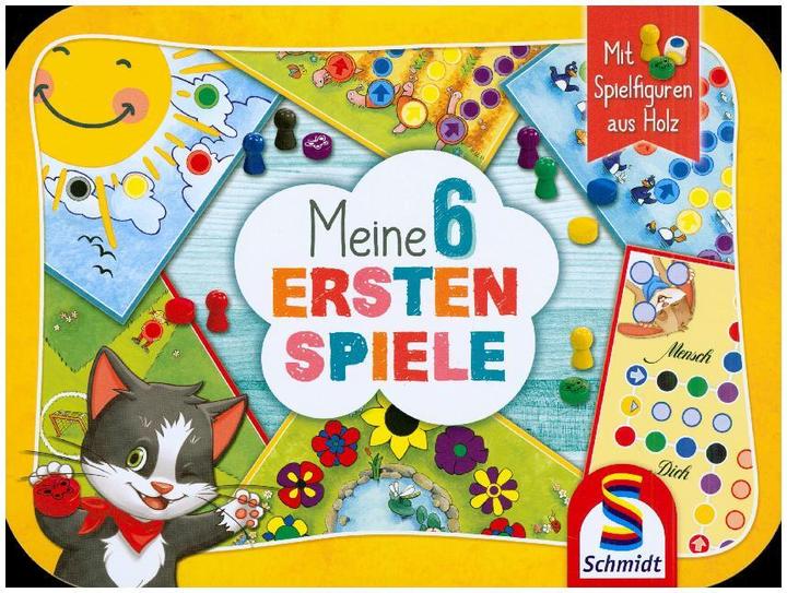 Immagine prodotto Schmidt Spiele I miei 6 primi giochi (custodia in metallo) (Tedesco)