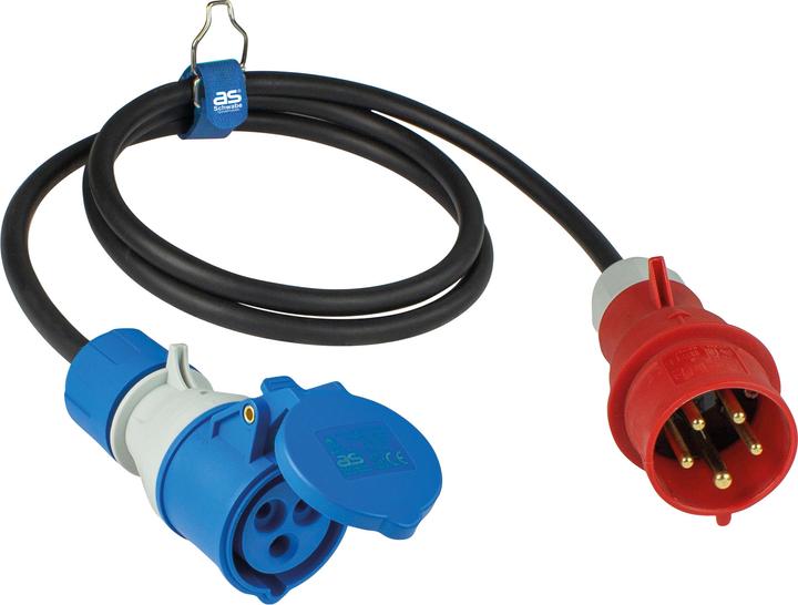 Produktbild As - Schwabe Camping Schutzkontaktsteckerstecker Adapterleitung (1.50 m, CEE)