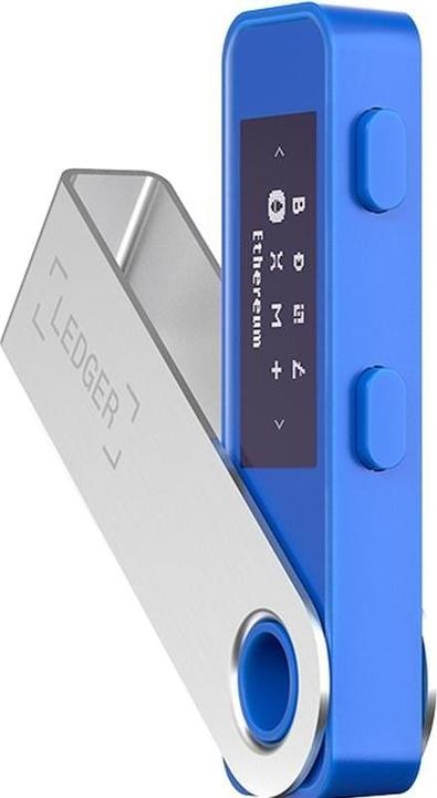 Ledger Nano S Plus - Blau (Bitcoin, Ethereum Classic, Expanse, Dogecoin, Dash, Litecoin, Decred)