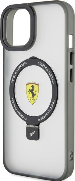 Immagine prodotto Ferrari FEHMP15MUSCAK Custodia rigida per iPhone 15 Plus / 14 Plus 6,7" in pelle nera con supporto ad (Apple iPhone 15 Plus, Apple iPhone 14 Plus)