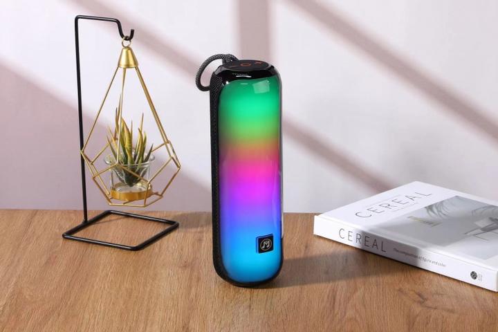 Actual product image Technaxx MusicMan Portable Bluetooth Speaker with RGB Disco Lights, FM Radio, USB & MicroSD Playback, 1800mAh (4 h)