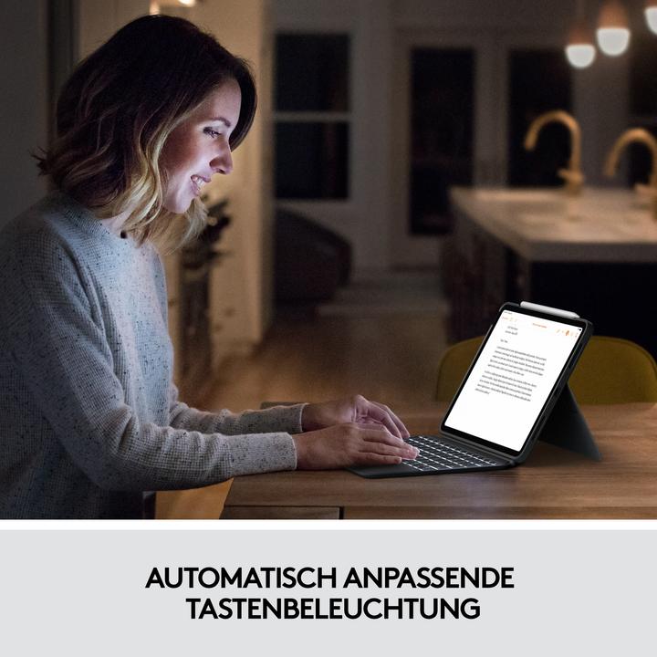 Productafbeelding Logitech Combo Touch (FR, iPad Air 2020 (4e generatie), iPad Air 2022 (5e gen))