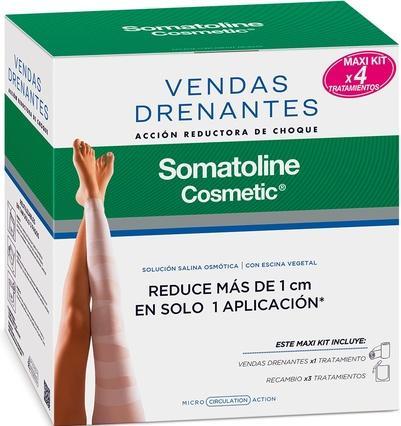 Somatoline Drenante Vendas Kit Completo Acciã“N Reductora Choque Lote 4 pz