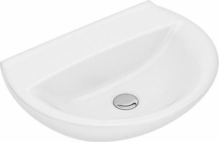 Produktbild Geberit IFØ Ifö Spira Waschtisch 50x36 cm mit geschwungener Vorderkante und ohne Hahnloch und Überlauf - für (360 mm, 500 mm)
