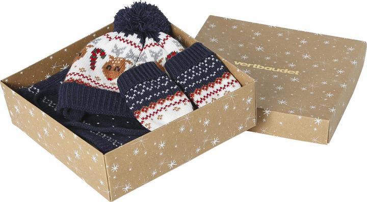 Immagine prodotto Vertbaudet Set di regali di Natale per bambini: cappello, muffole e sciarpa rotonda