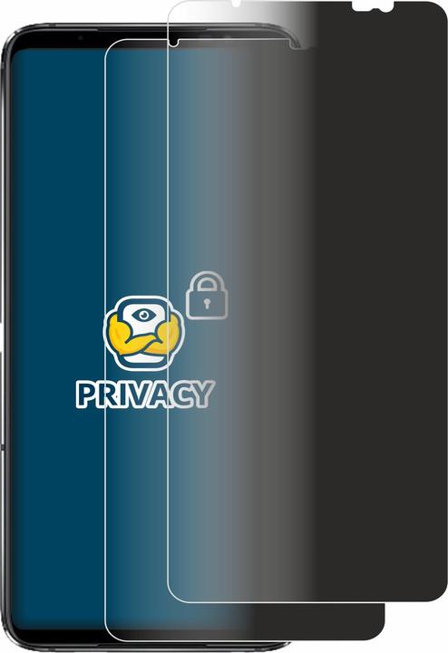 Productafbeelding BROTECT Anti-spionnetje privacyfolie Beschermfolie tegen blauw licht (2 Stuk, Asus ROG Phone 6D Ultimate)