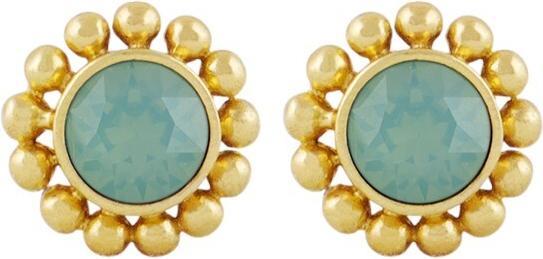Immagine prodotto Steinkult Orecchini "Amy (Pietra di cristallo, Placcato oro 18ct, Ottone)