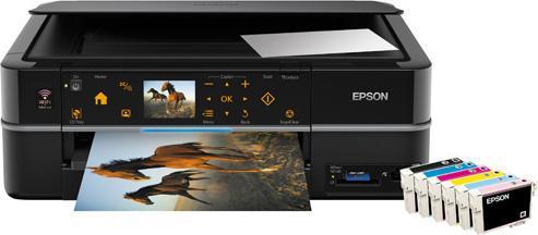 Image du produit Epson Stylus PX720WD, tout-en-un, écran tactile, WLAN (Encre, Couleur)
