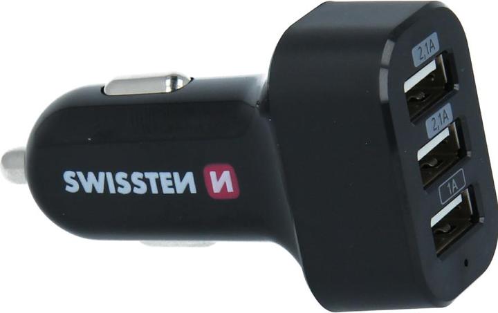 Image du produit Swissten Chargeur USB pour voiture avec 3x USB 5,2A Power