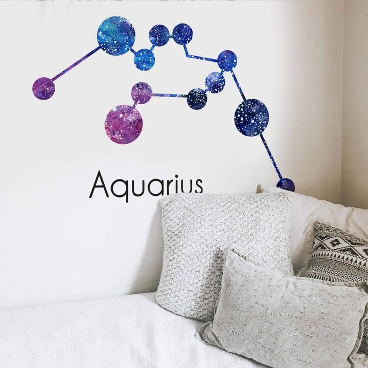 Produktbild Trenddeko Sternbild Aquarius Wassermann (70 x 49 cm)