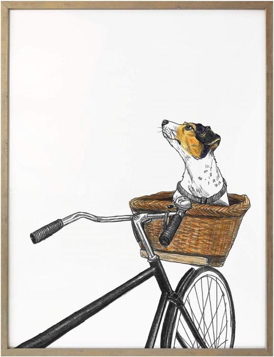 Image du produit Trenddeko Chien dans un panier (100 x 120 cm)