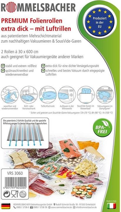 Immagine prodotto Rommelsbacher VRS 3060 Rulli di pellicola (2 x)