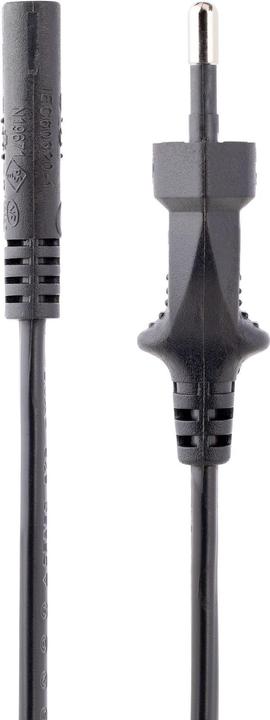 Immagine prodotto StarTech com 752E-2M-POWER-LEAD, 2 m, CEE7/16, Accoppiatore C7, H03VVH2-F, 250 V, 2.5 A (2 m)