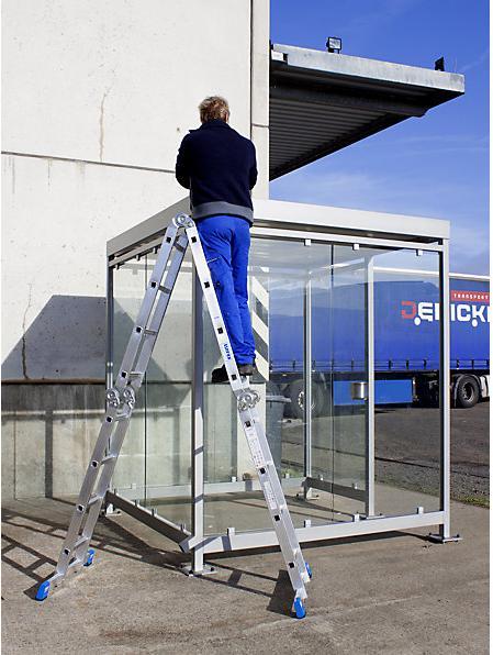 Productafbeelding Krause Scharnierende universele ladder STABILO (Enkele ladder, 575 cm)