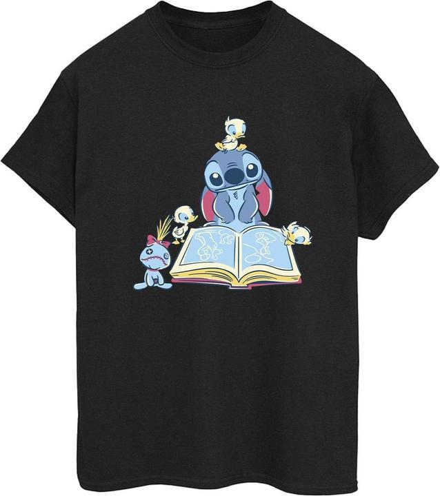 Image du produit Disney - T-shirt LILO & STITCH READING A BOOK - Femme (XXL)