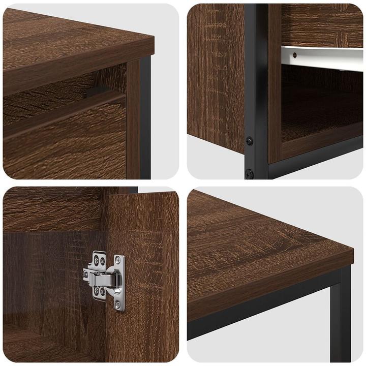 Image du produit VidaXL Ensemble de meubles de salle de bains 3 pièces - Chêne brun Matériau dérivé du bois