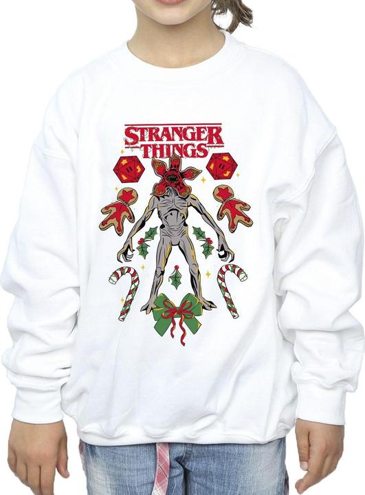 Immagine prodotto Netflix Stranger Things Christmas Demogorgon Felpa Ragazze (140, 146)