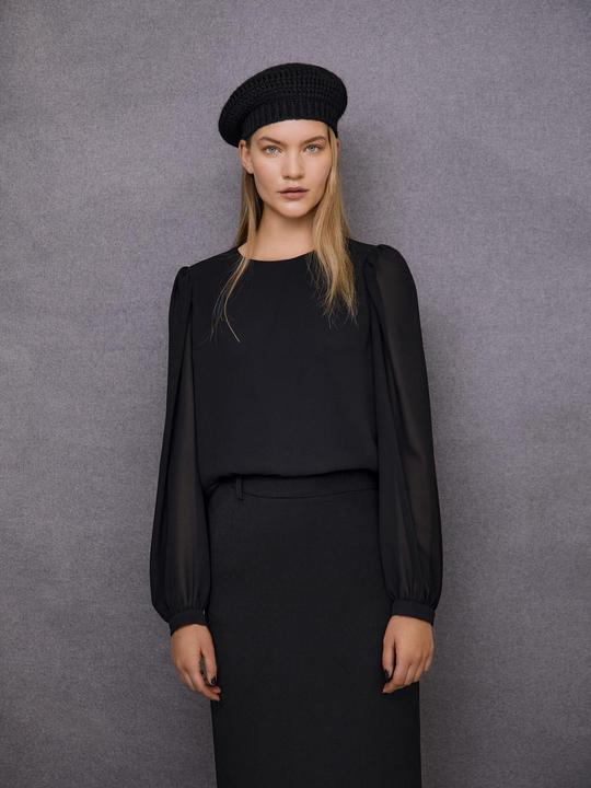 Actual product image Object Balloon sleeve blouse (44)
