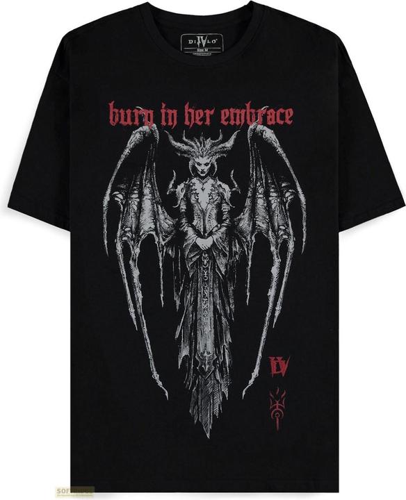 Produktbild Difuzed Diablo IV - Burn In Her Embrace Men's Short Sleeved T-shirt - 2XL (XXL)