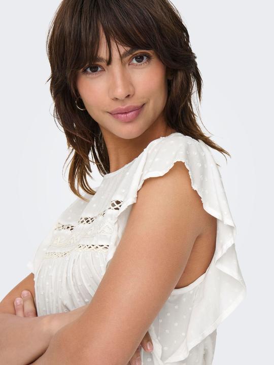 Actual product image JdY Locker geschnitten V-Ausschnitt Voluminöser Armschnitt Top Top (XL)