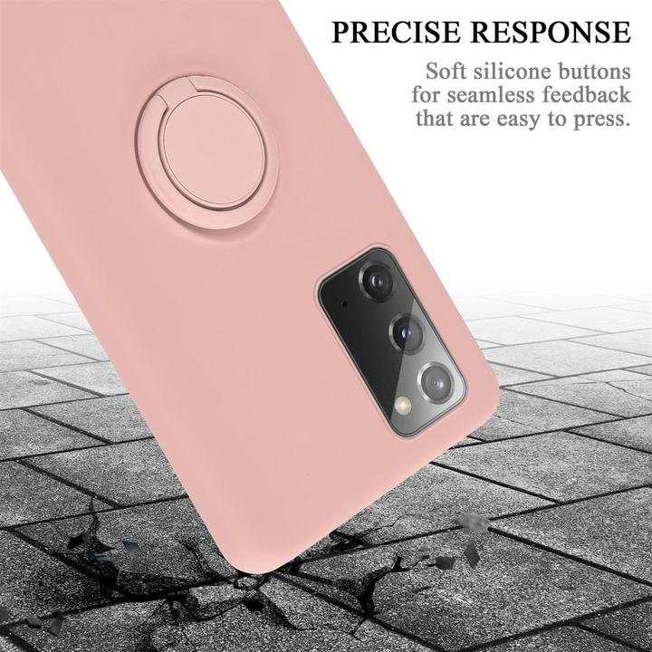 Actual product image Cadorabo TPU Liquid Ring Silicone Case Cover (Samsung Galaxy Note 20)