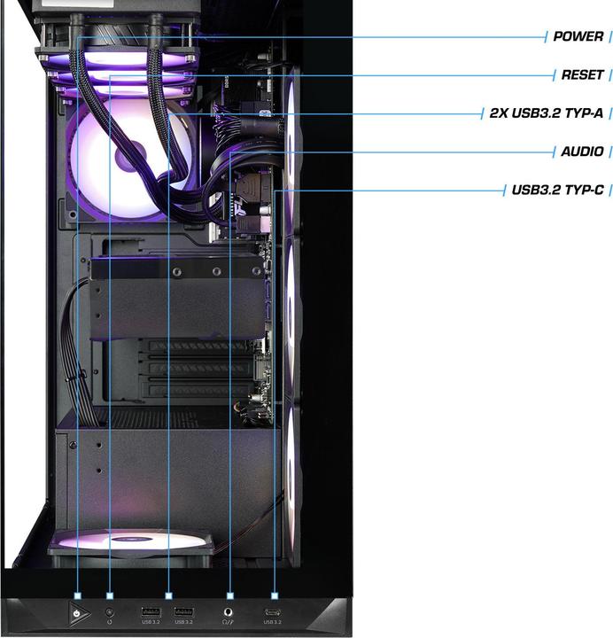 Produktbild Kiebel Invader 14 (i9-14900KF, 64 GB, 4000 GB, GeForce RTX 4090)