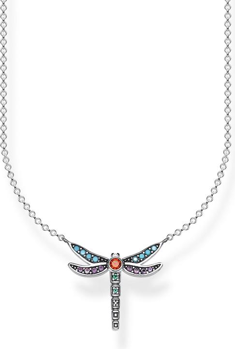 Produktbild Thomas Sabo Libelle (925er Silber, Geschwärzt, schwarz emailliert, 40 - 45 cm)