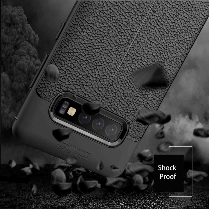 Image du produit Cadorabo TPU Cover similicuir structure (Samsung Galaxy S10+)