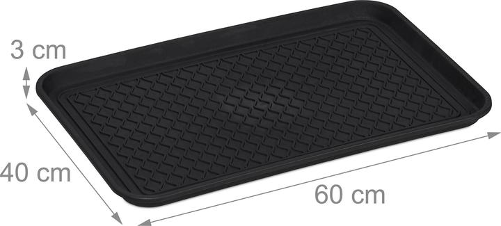 Actual product image Relaxdays Shoe drip tray (60 x 40 x 3 cm)