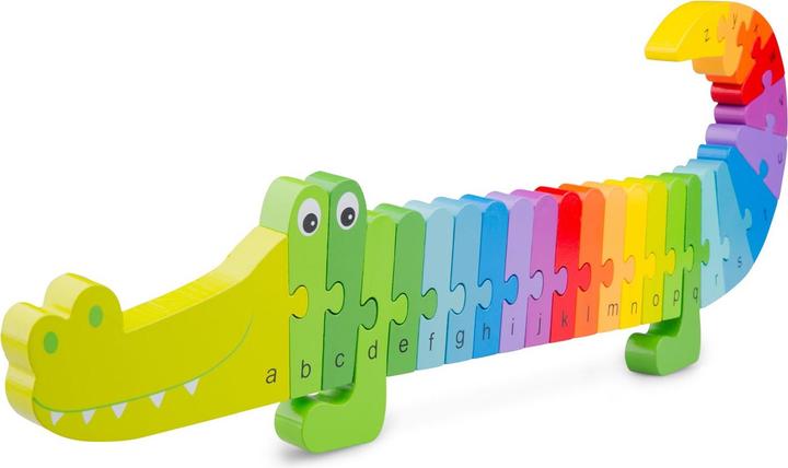 Image du produit New Classic Toys Puzzle alphabet - crocodile