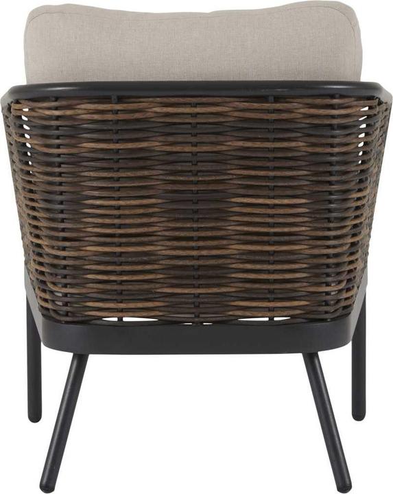 Produktbild Schou Loungeset Daniela, Set 4-teilig, Schwarz/Grau