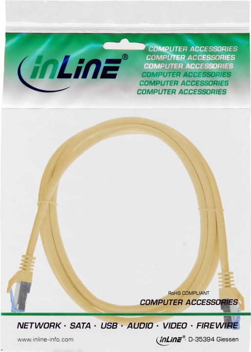 Actual product image InLine Patchkabel (S/FTP, CAT6a, 1 m)