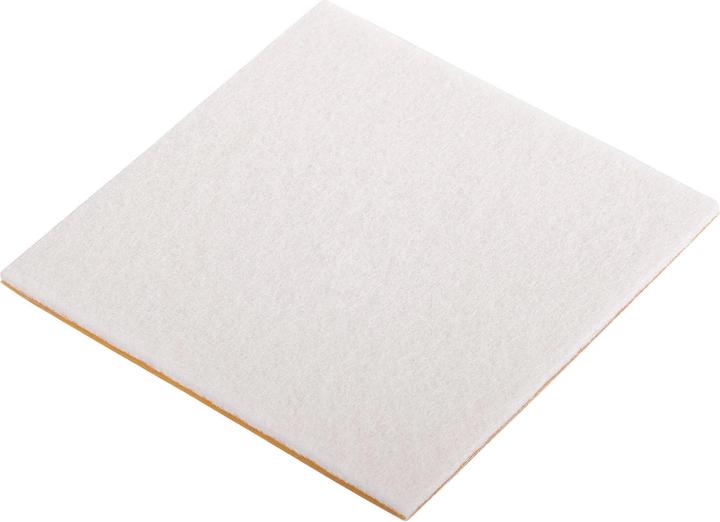 Image du produit Fix-o-moll Patins de feutre 3 mm / 100 x 100 mm 1 x (Feutre blanc, 1 pièce(s))