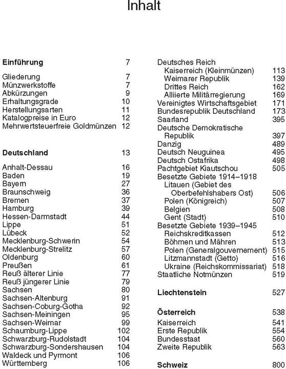 Actual product image Kleiner deutscher Münzkatalog (German, Günter Schön, 2025)