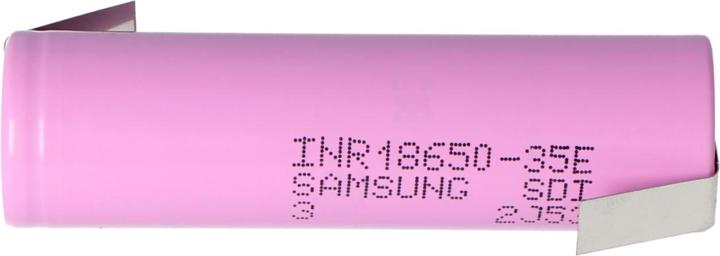 Produktbild Samsung Akku INR18650-35E flacher Pluspol auswählbar mit oder ohne Lötfahnen (1 Stk., 18650, 3500 mAh)