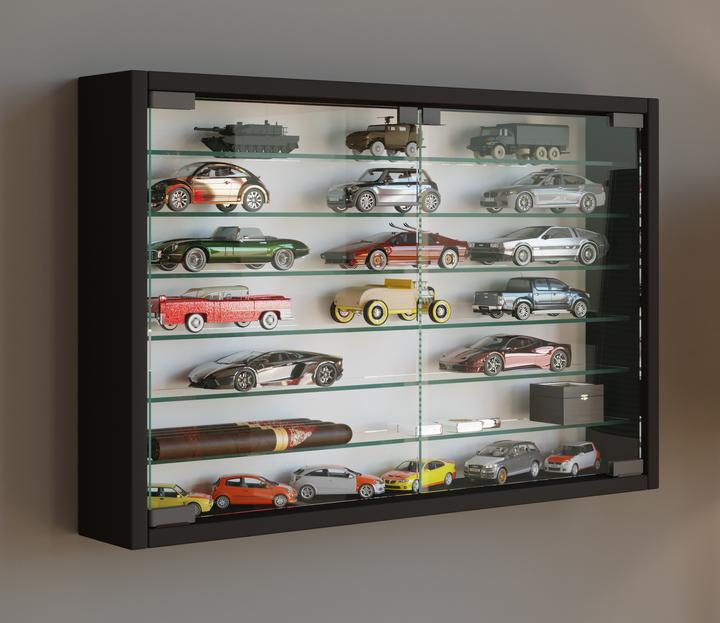 Immagine prodotto VCM Vetrina in legno appesa a parete Vetrina da collezione Deco Mandosa XL (60 x 10 x 40 cm)