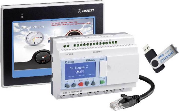 Crouzet 88970566 Human Machine Interface PLC display extension