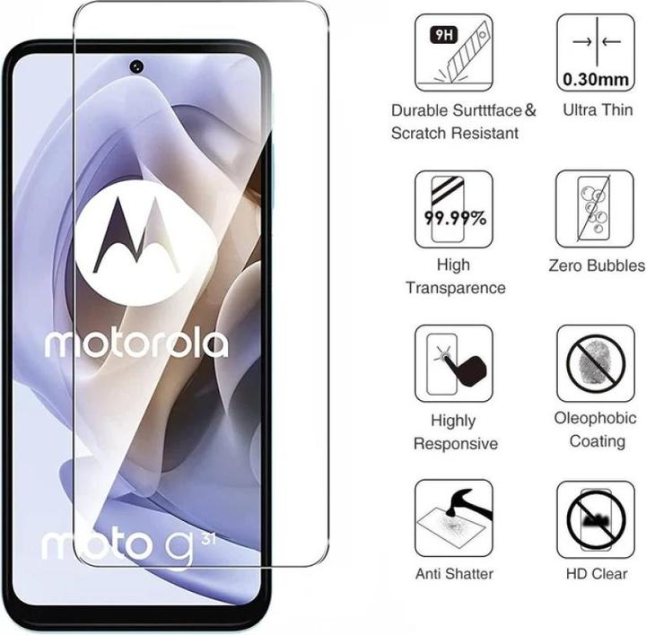 Image du produit Screenguard Motorola Moto G31 Protection en verre Case Friendly Design (1 pièce(s), Motorola Moto G31)
