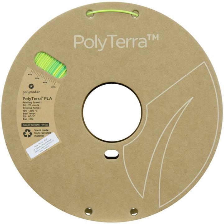 Productafbeelding Polymaker Polyterra PLA (1,75 mm, 1 kg) (PLA, 1.75 mm, 1000 g, Veelkleurig)
