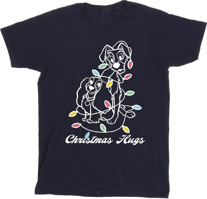 Produktbild Disney Lady And The Trump Christmas Hugs TShirt (XXL)