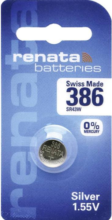 Image du produit Renata Pile bouton 386 1.55 V 1 pc 130 mAh oxyde d'argent (1 pcs, 130 mAh)