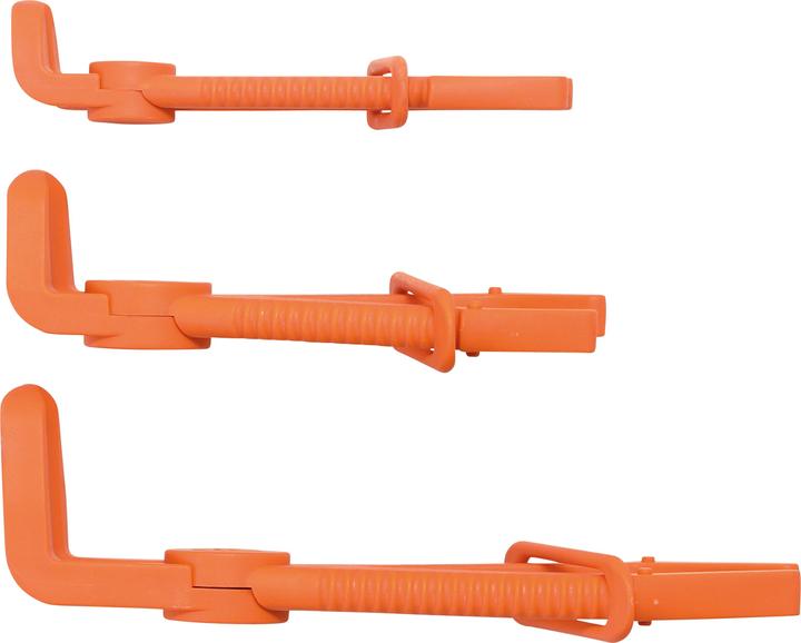 Actual product image BGS Hose Clamp Pliers Set 90° Angled 155 - 220 mm 3 pcs. (220 mm)