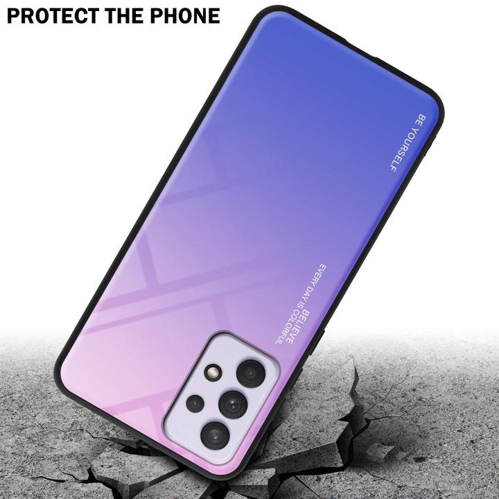 Productafbeelding Cadorabo TPU 2 Kleuren Glazen Hoesje (Samsung Galaxy A33 5G)