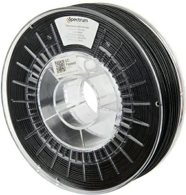 Produktbild Filament ABS Kevlar 1.75mm BLACK 0,75kg (ABS, 1.75 mm, 750 g, Schwarz)