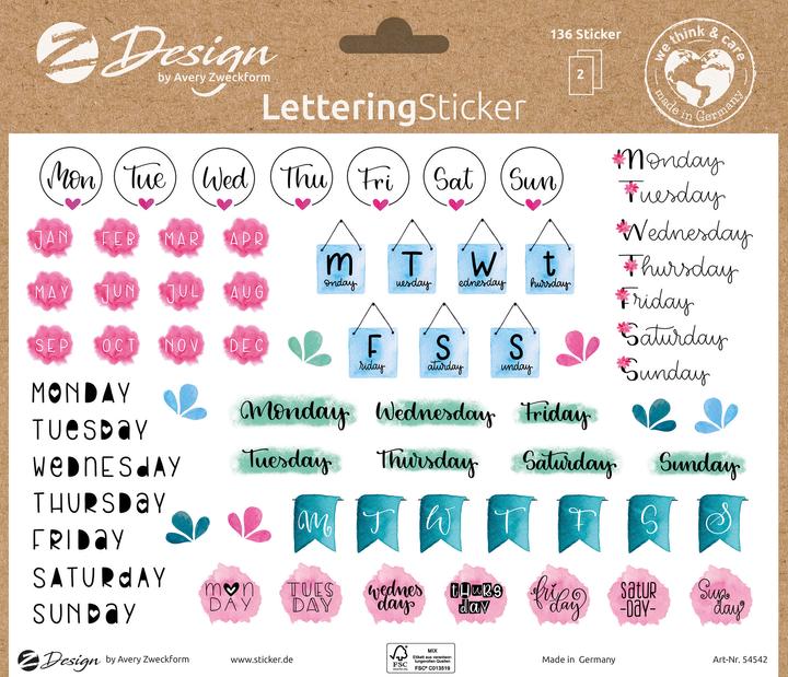 Productafbeelding Avery Lettering Sticker