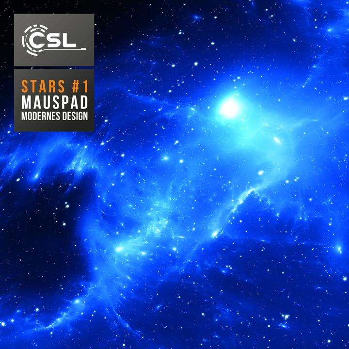 Produktbild CSL Gaming Mauspad, XXXL 1200 x 600 x 3 mm Mausmatte extra gross, Abwaschbar, Space